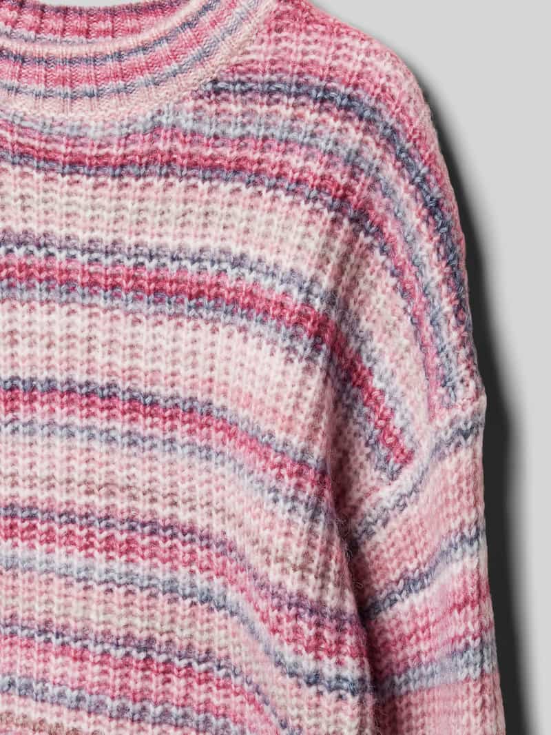 Garcia Gebreide pullover met labeldetail