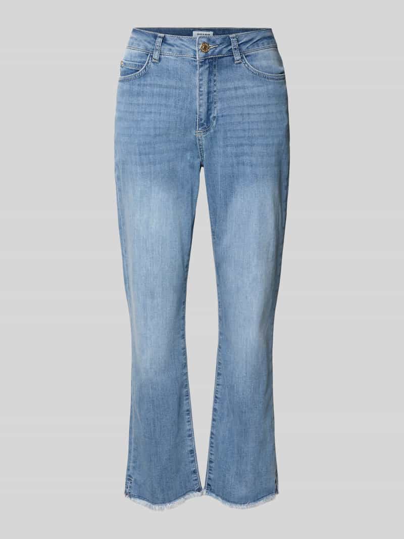 korte jeans met franjes