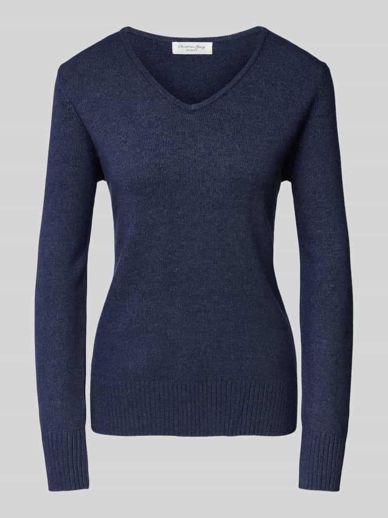 Christian Berg Woman Gebreide pullover met ribboorden