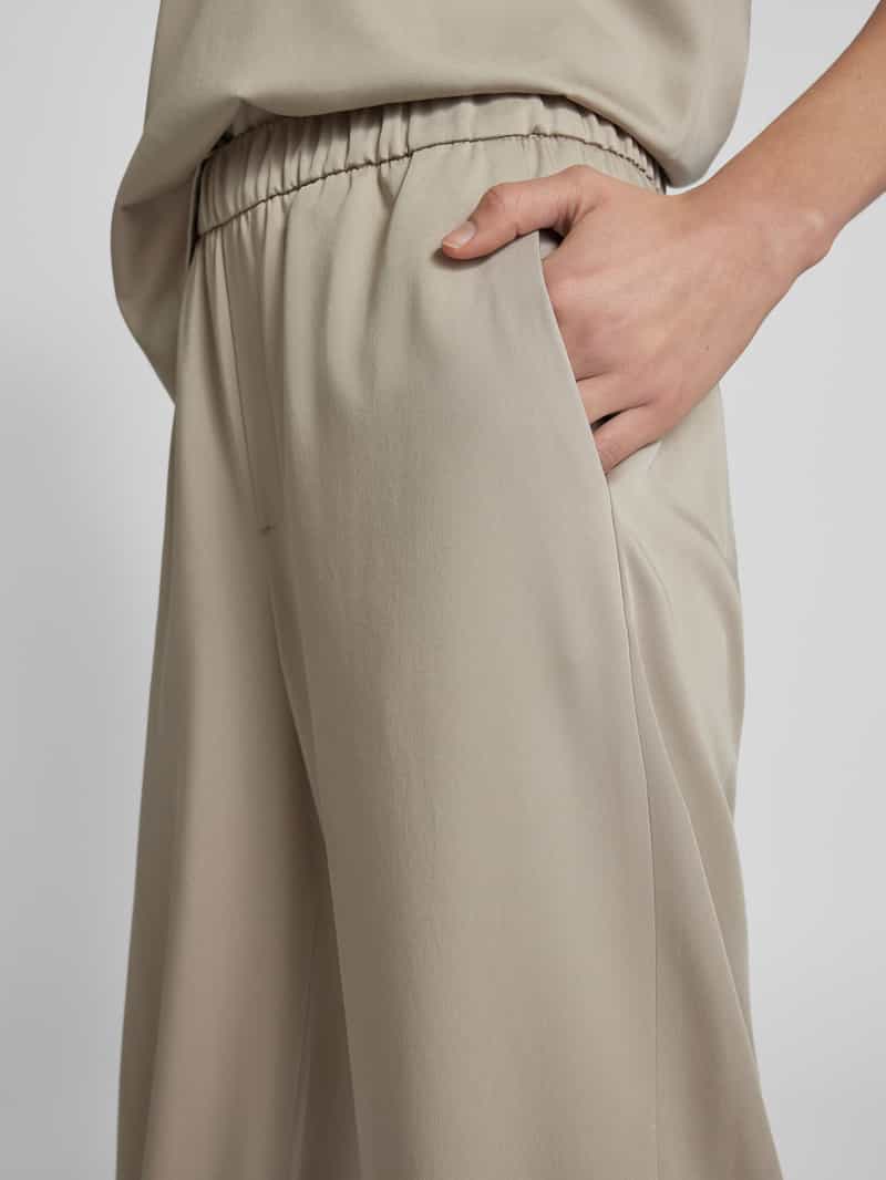 drykorn Wide leg stoffen broek met elastische band model 'CONSIDER'