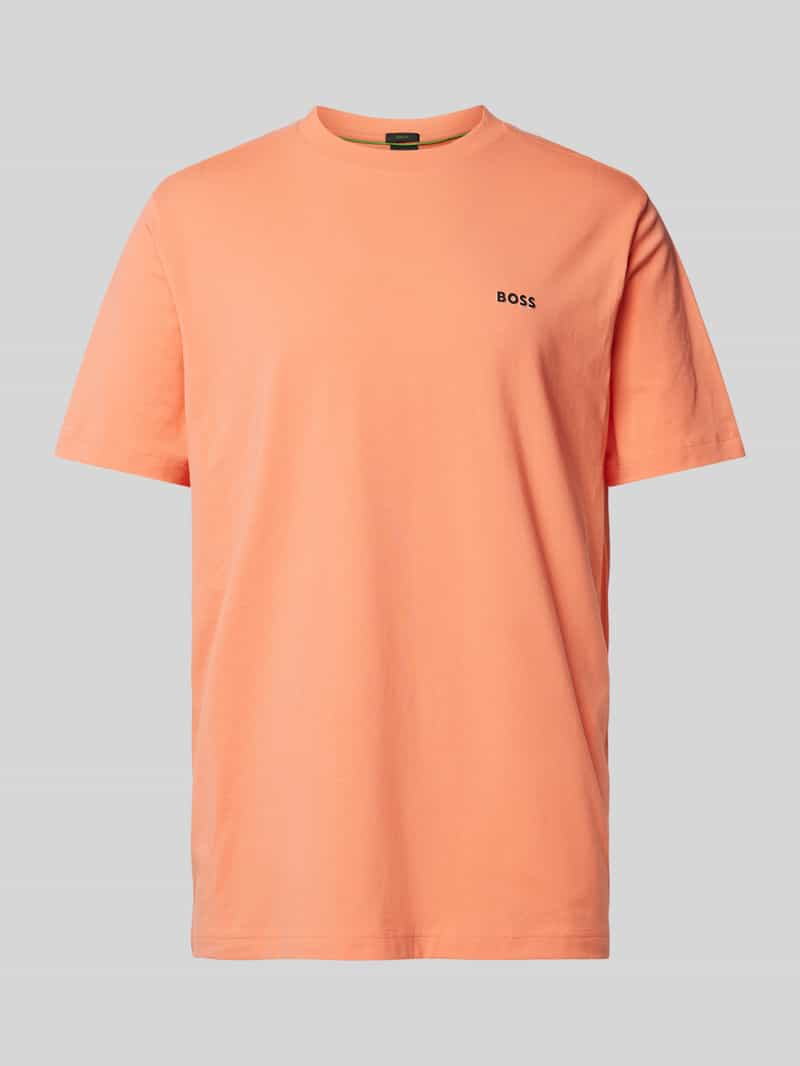 BOSS Green T-shirt met labeldetail