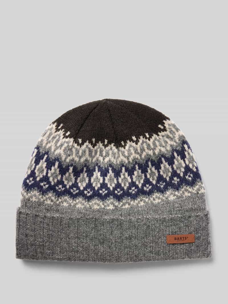 Barts Beanie met labeldetail model 'Gregory'