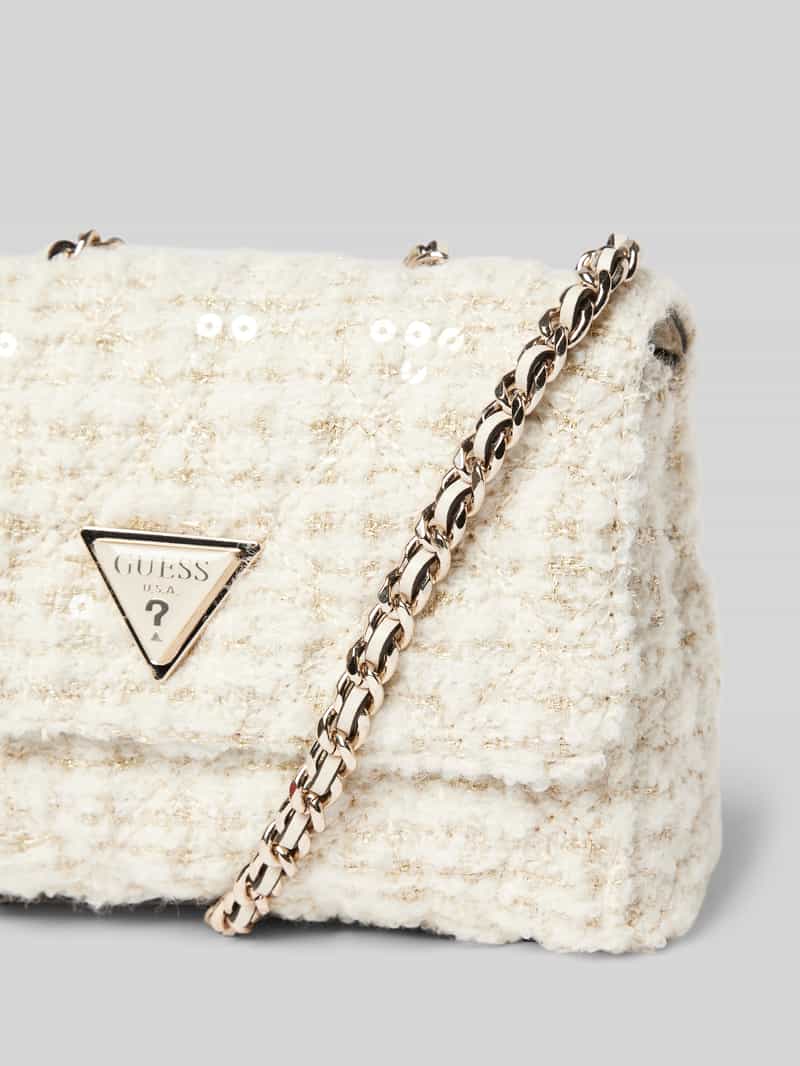 Guess Handtas met labelapplicatie model 'GIULLY'