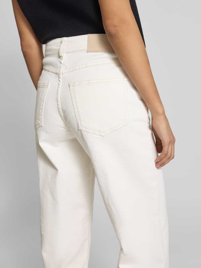 Opus Tapered fit jeans met steekzakken model 'Lolah'