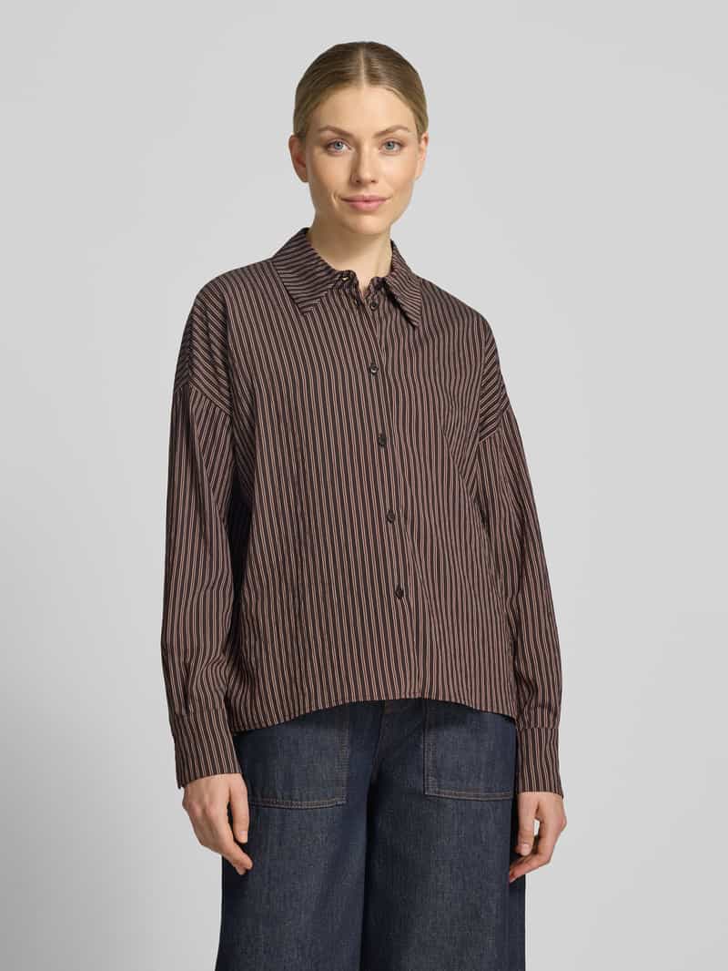 drykorn relaxed fit blouse met overhangende schouders model 'CLOELIA'