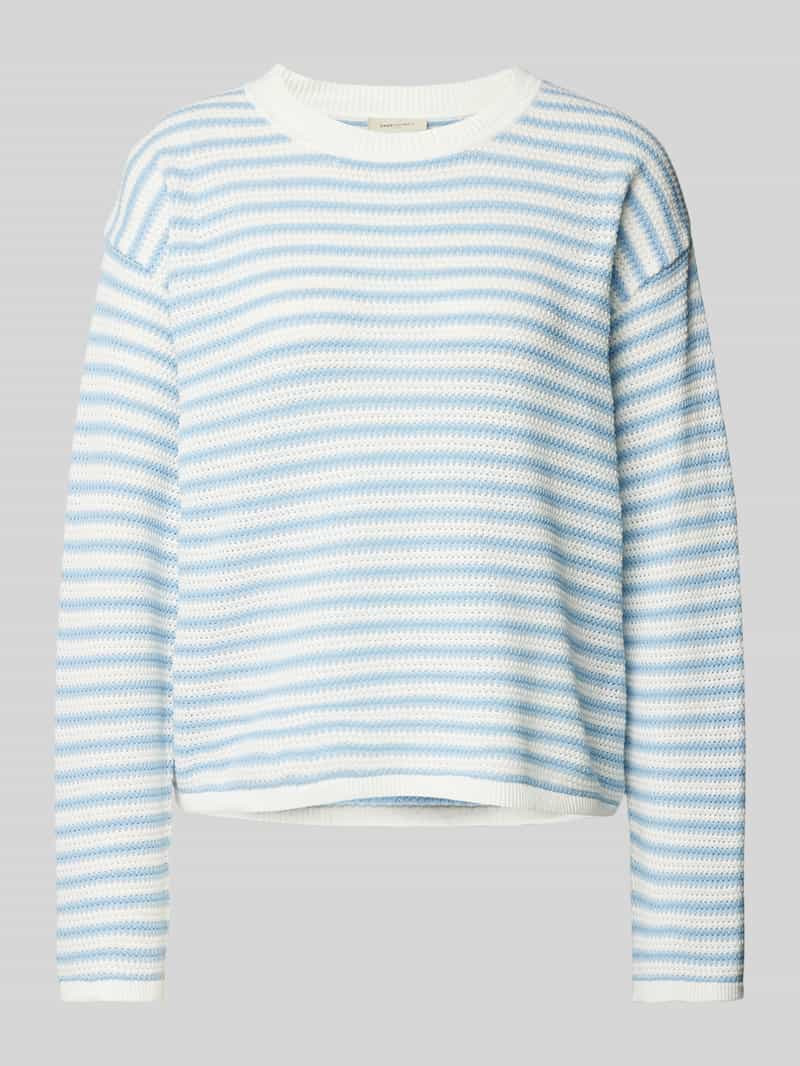 FREE QUENT Gebreide pullover met ribboorden model 'Domo'