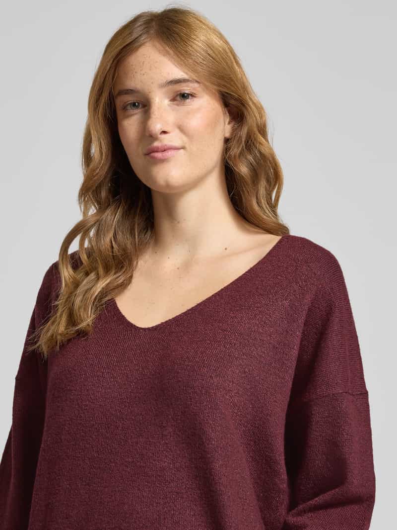Only Regular fit pullover met V-hals model 'RICA LIFE'