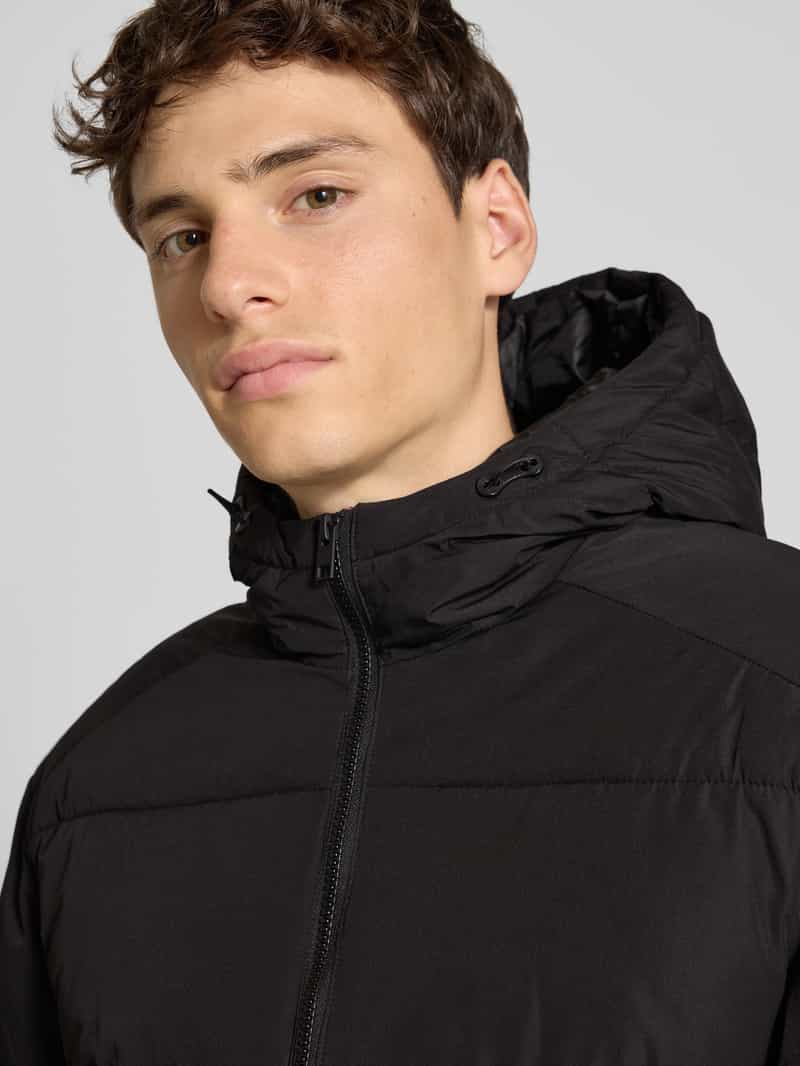 jack & jones Gewatteerd jack met ritssluiting model 'MAZE'