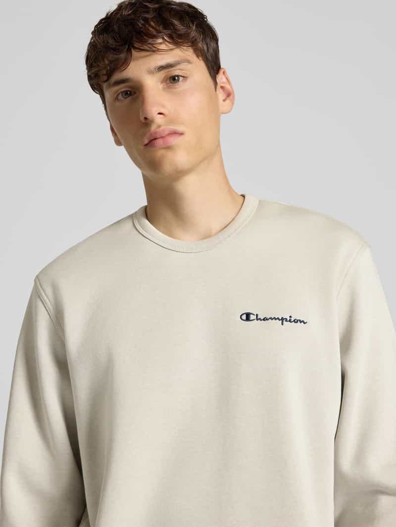Champion Sweatshirt met labelstitching