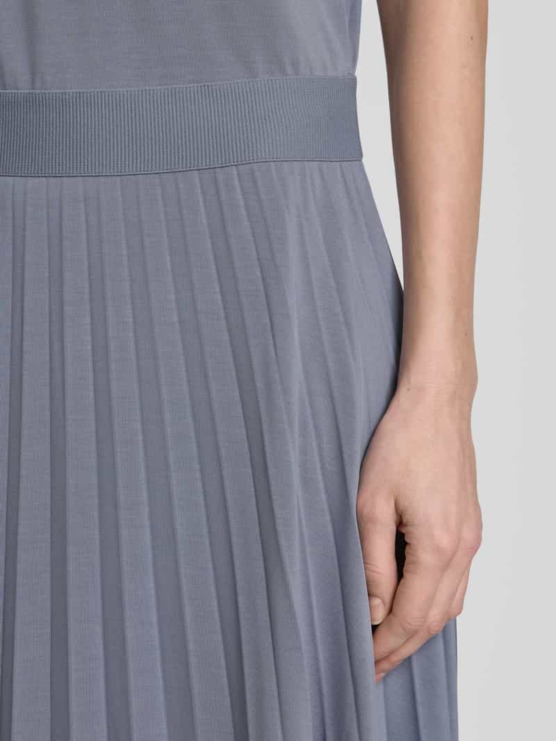 Marc O'Polo Getailleerde jerse-jurk met elastische taille en geplooide rok