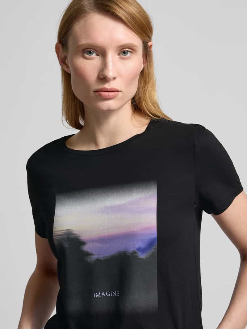 Tom Tailor Denim Regular fit T-shirt van puur katoen met fotoprint
