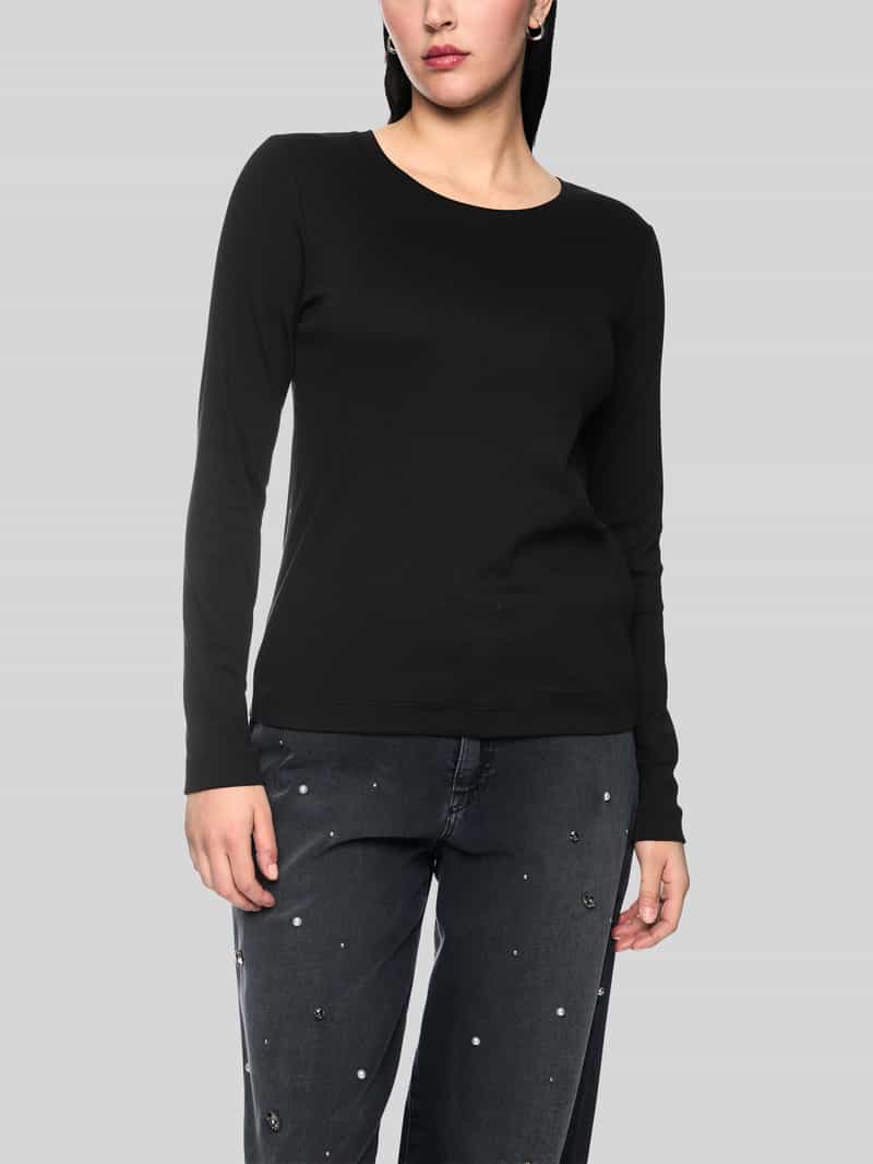 Marc Cain Shirt met lange mouwen met ronde hals