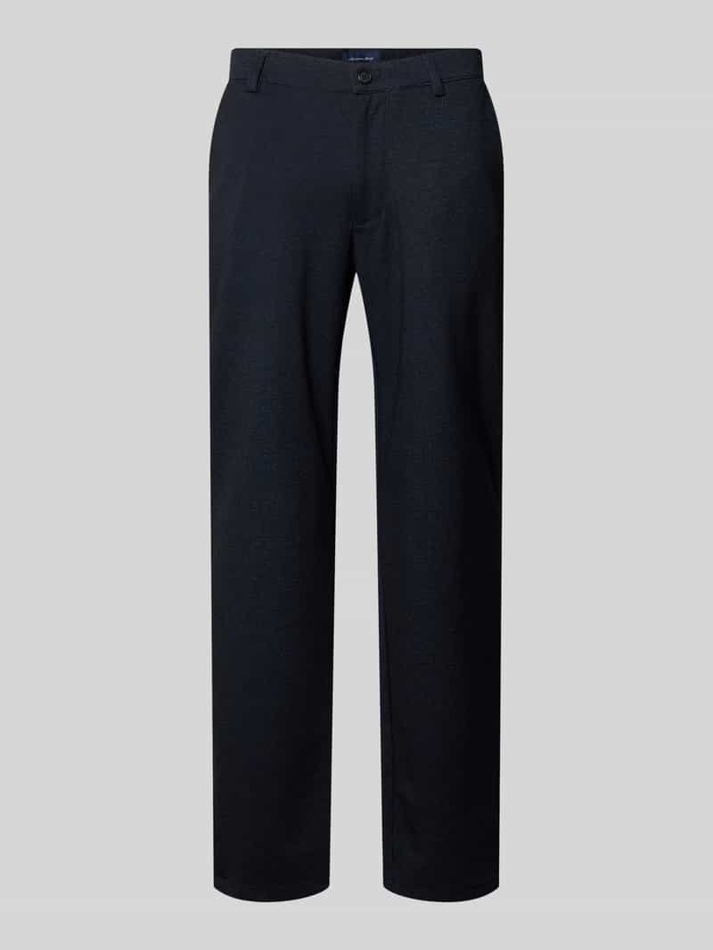 Christian Berg Men Regular fit stoffen broek met viscose