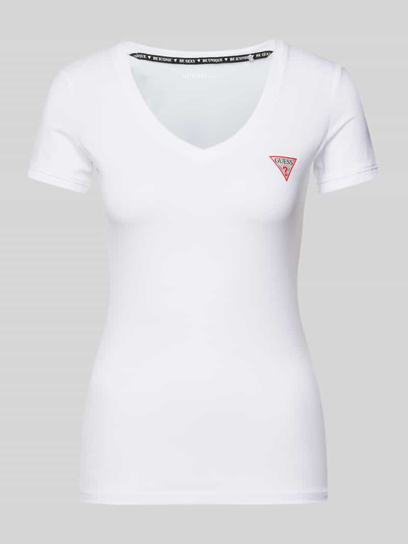 T-shirt met V-hals