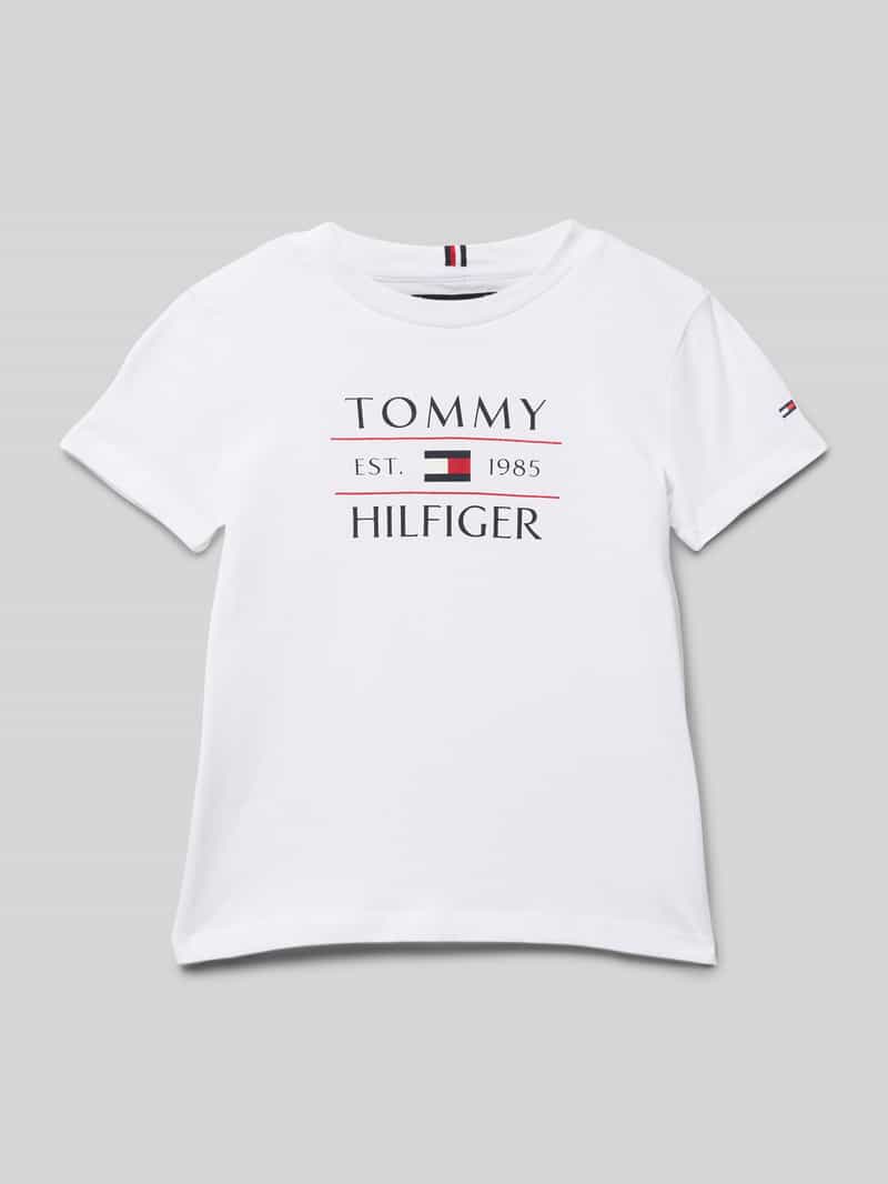 Tommy Hilfiger Kids T-shirt met labelprint