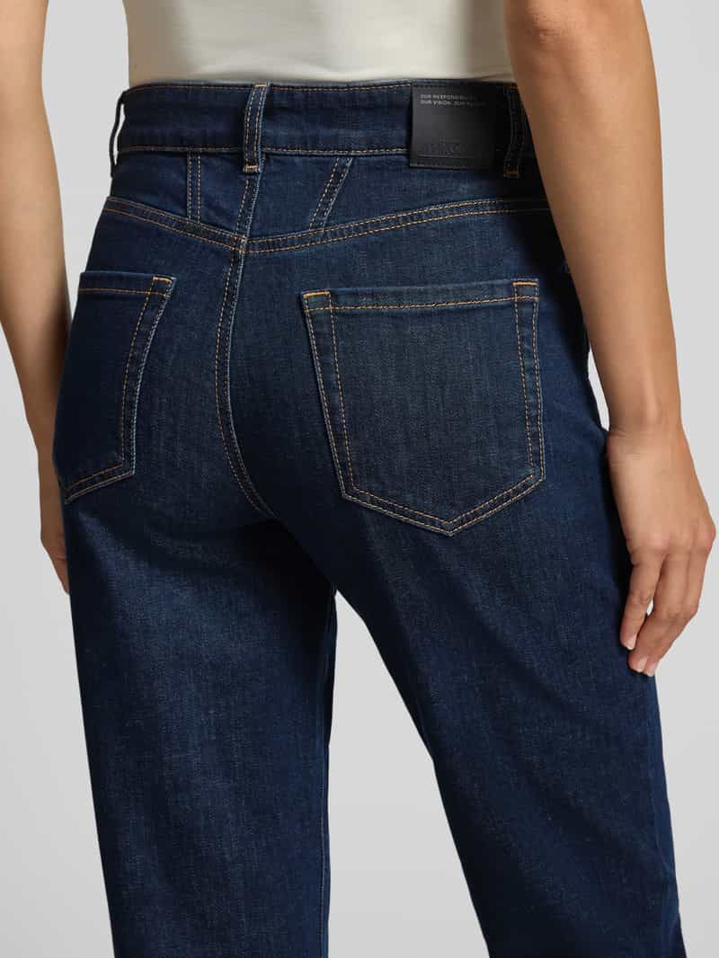 Marc Cain Regular fit jeans met vaste pijpboorden
