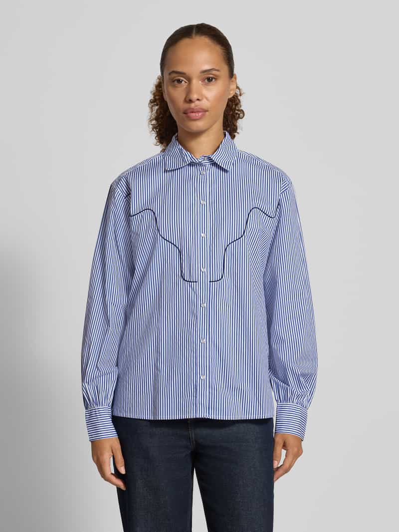 Christian Berg Woman Regular fit overhemdblouse van puur katoen