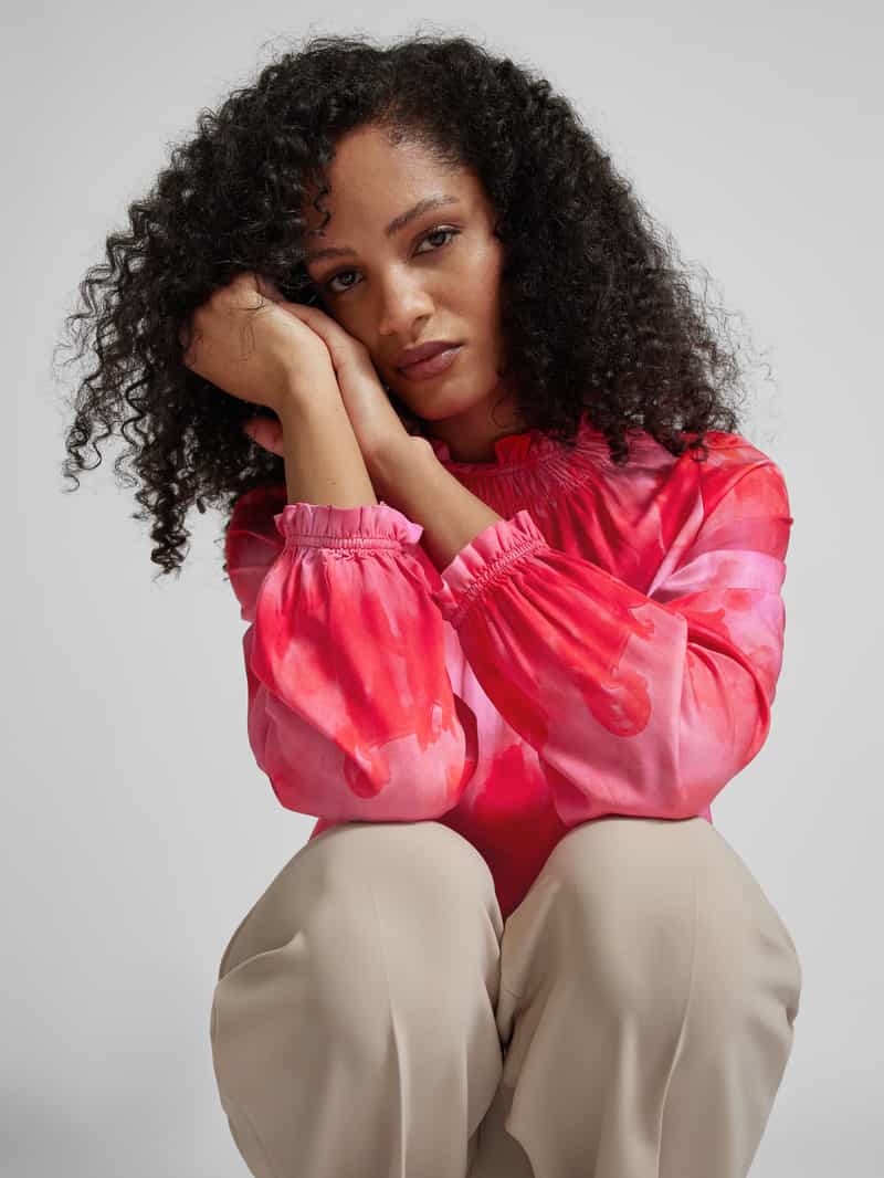 Emily Van den Bergh Blouse met ruches