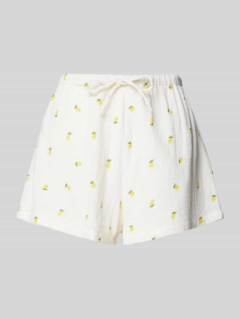 Jake*s Casual Relaxed fit korte pyjamabroek met tunnelkoord