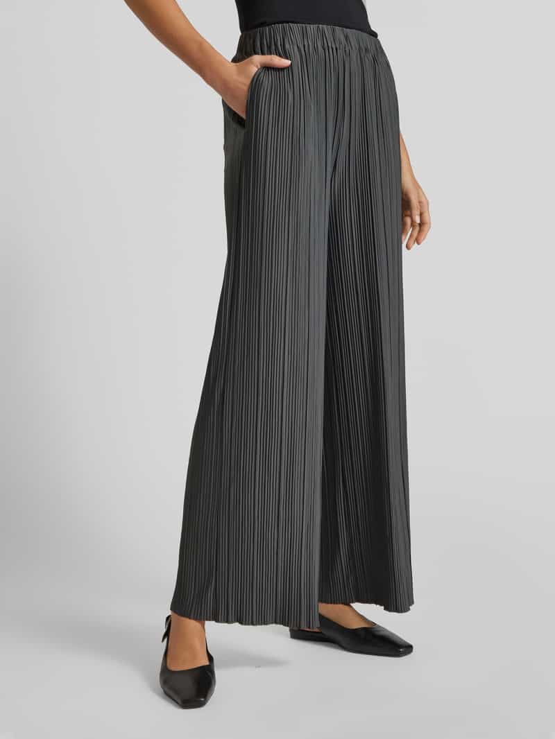 Samsøe Wide leg stoffen broek met elastische band model 'UMA