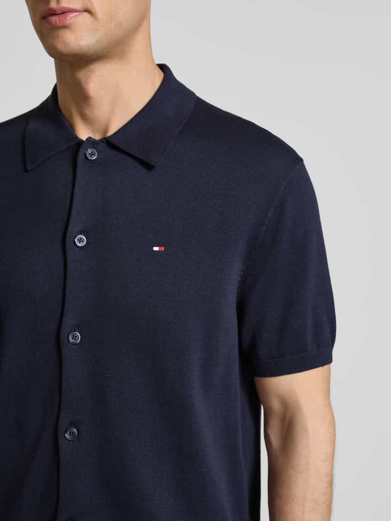 Tommy Hilfiger Regular fit overshirt van puur gebreid katoen