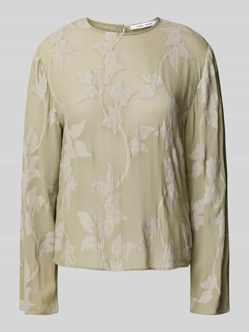 Samsøe Regular fit blouse met ronde hals model 'SAMADDA'