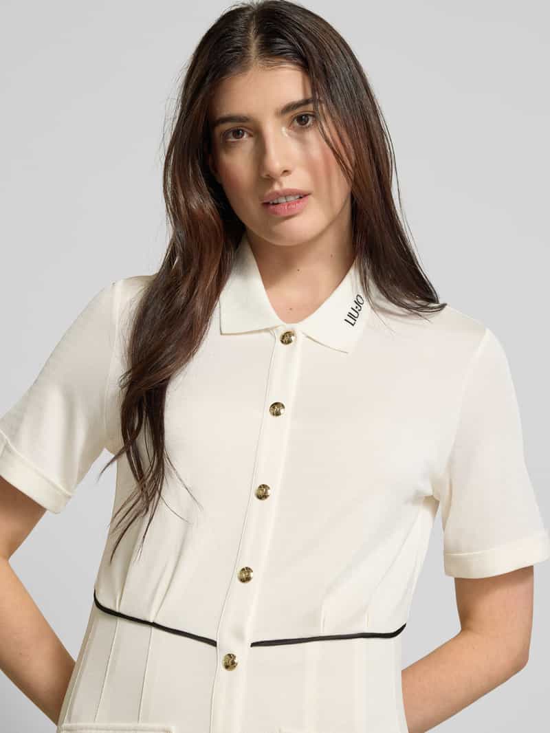 LIU JO SPORT Knielange polojurk met knoopsluiting