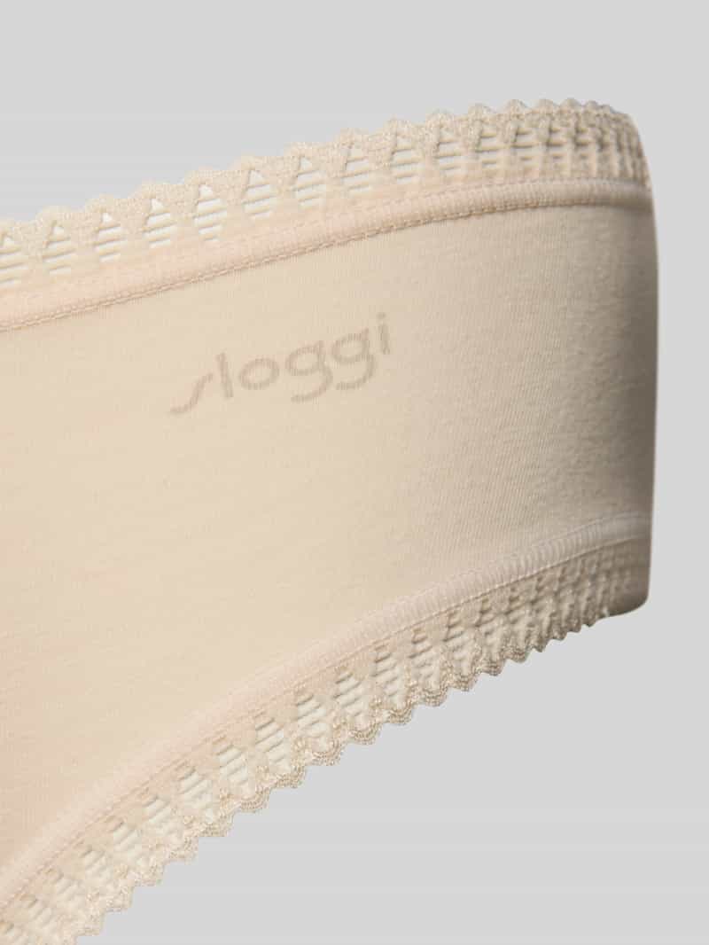 Sloggi Slip met kantranden in een set van 3 stuks model 'Crush'