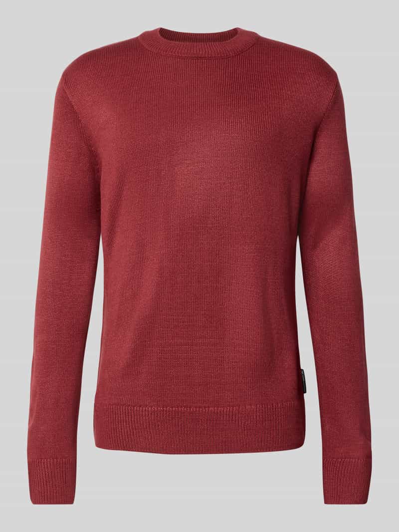 Tom Tailor Denim Regular fit gebreide pullover van ribtricot