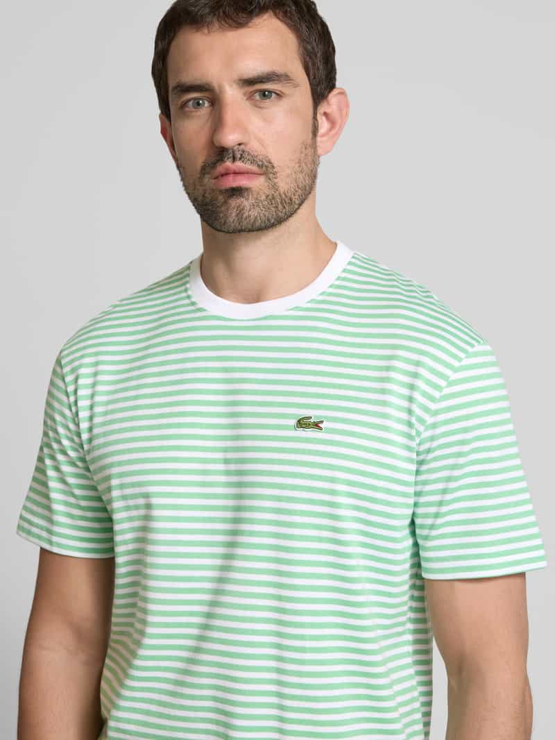 Lacoste T-shirt met labelstitching