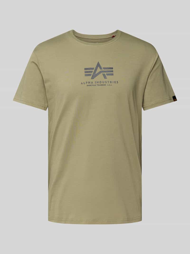 Alpha Industries Shirt met ronde hals Basic T ML