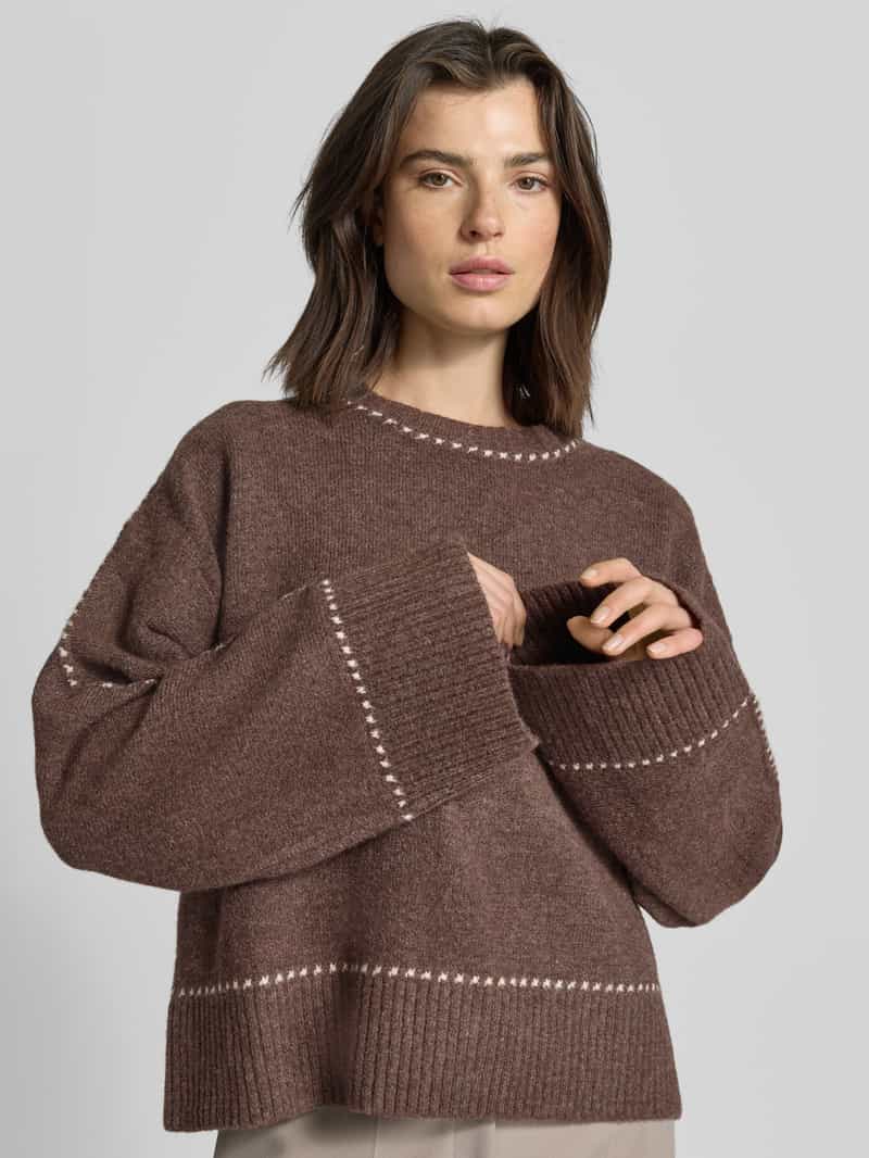 NEO NOIR Relaxed fit blouse met wol model 'Roeme'