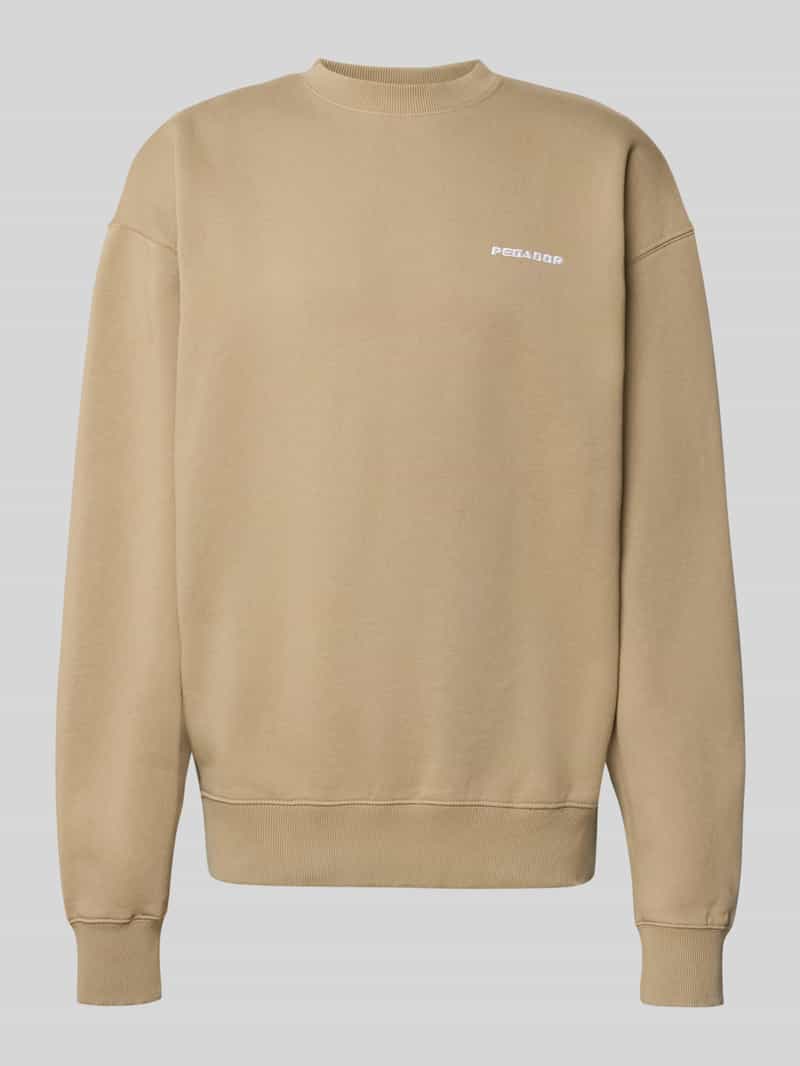 relaxed fit sweatshirt van katoenmix
