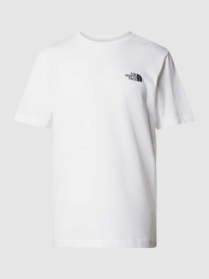 The North Face T-shirt met labelprint model 'SIMPLE DOME'