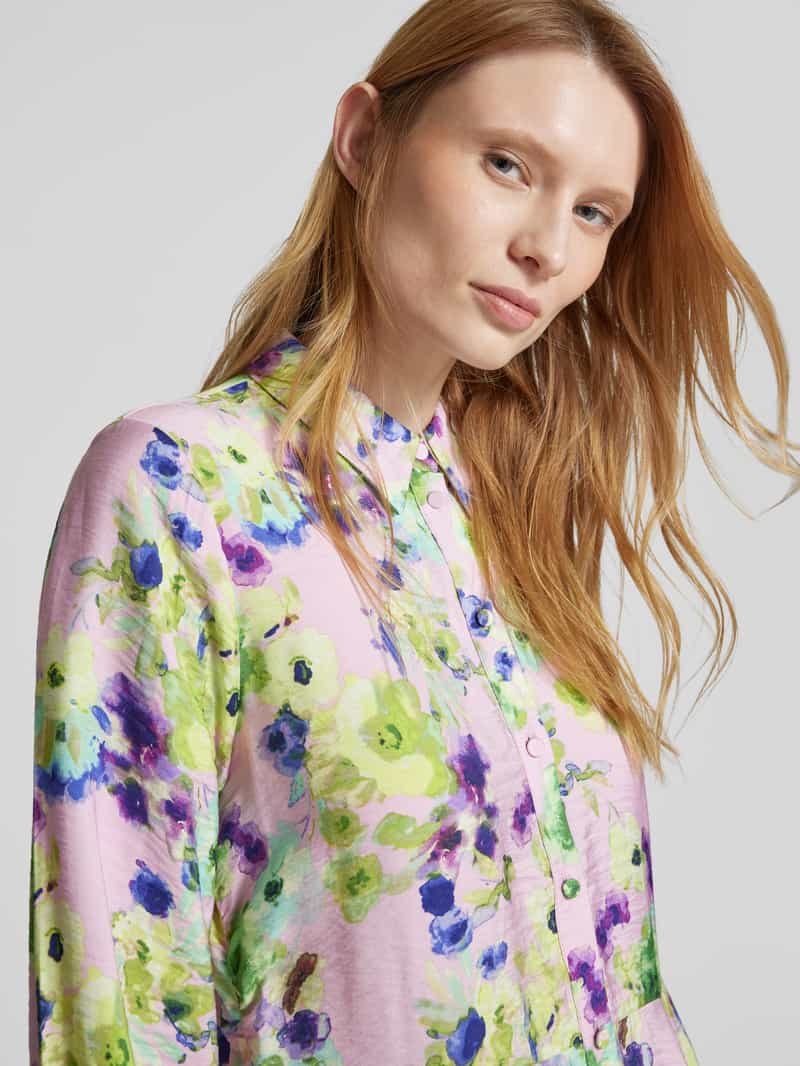 YAS Knielange overhemdjurk met knoopsluiting model 'KAYA'