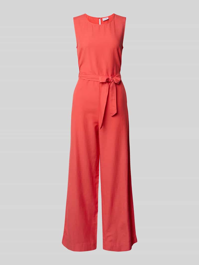Vila Jumpsuit met druppelvormig rugdecolleté aan de achterkant