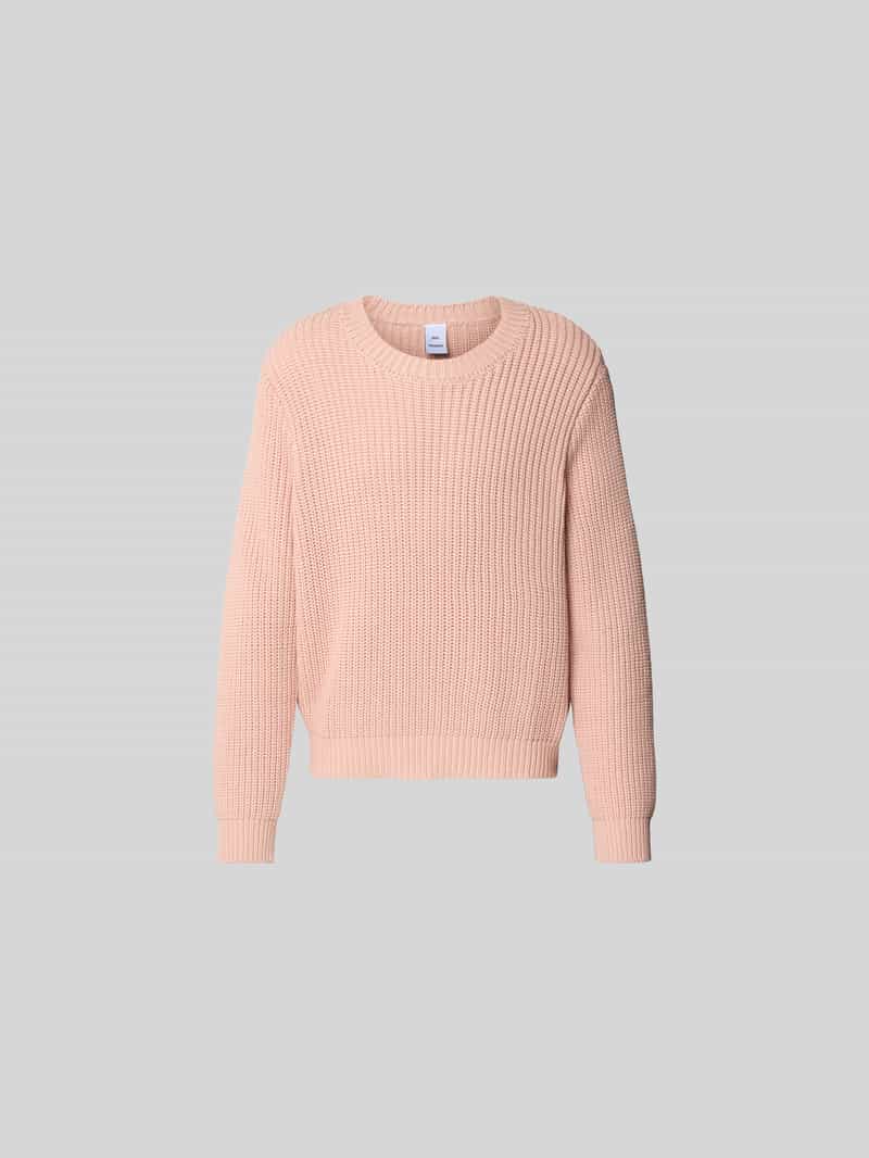 Oversized pullover in gebreide look