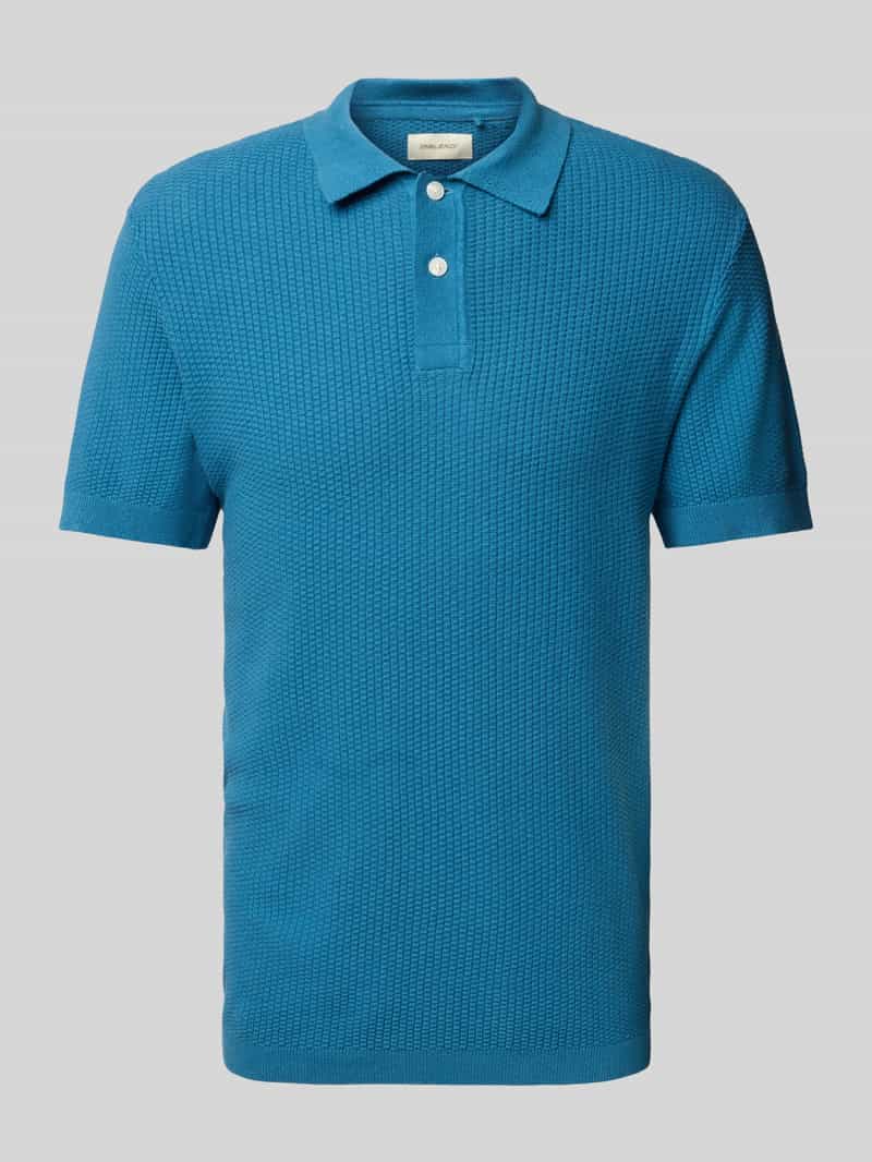 Blend Super skinny fit poloshirt met structuurmotief model 'AIDEN'