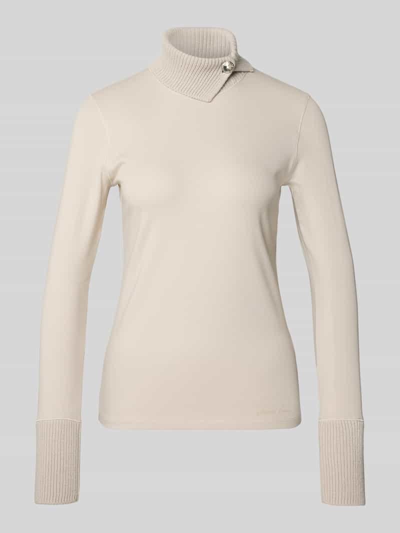 Marc Cain Shirt met lange mouwen en col