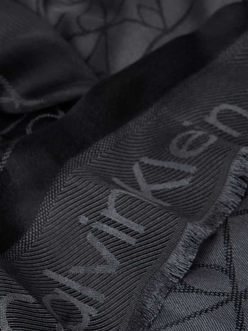 CK Calvin Klein Sjaal met all-over logoprint model 'Tonal'
