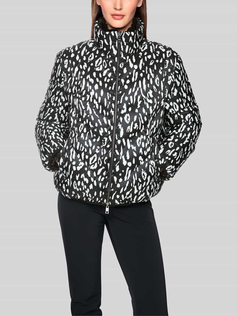 Marc Cain Regular fit donsjack met aan twee kanten draagbaar
