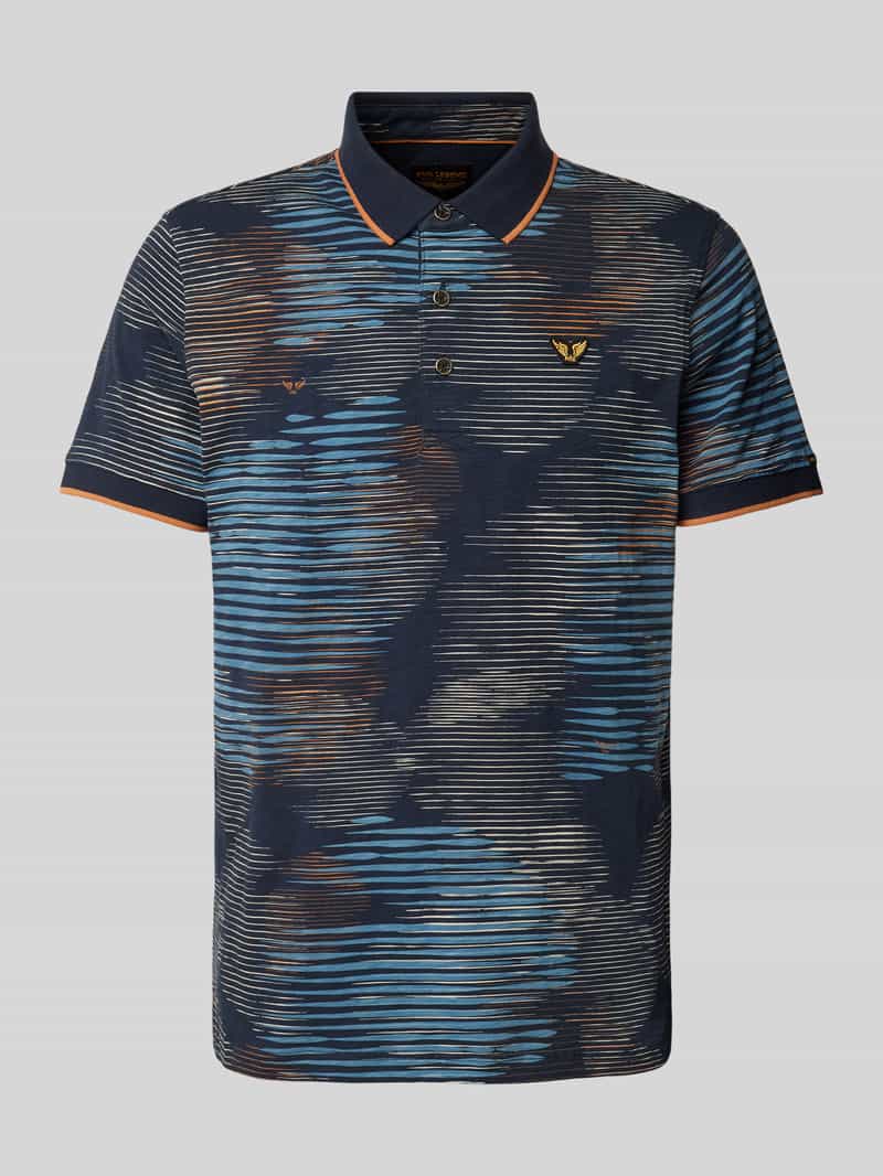 PME Legend Regular fit poloshirt met labelbadge