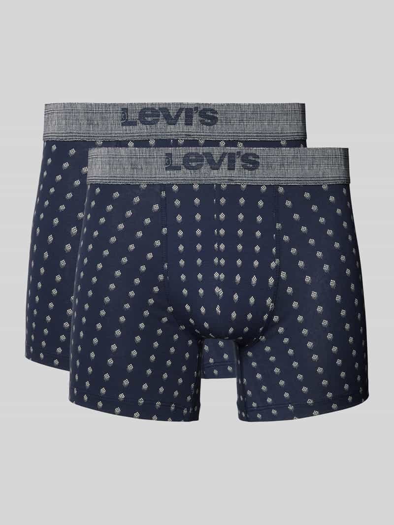 Levi's Boxershort met elastische logo in band in een set van 2 stuks