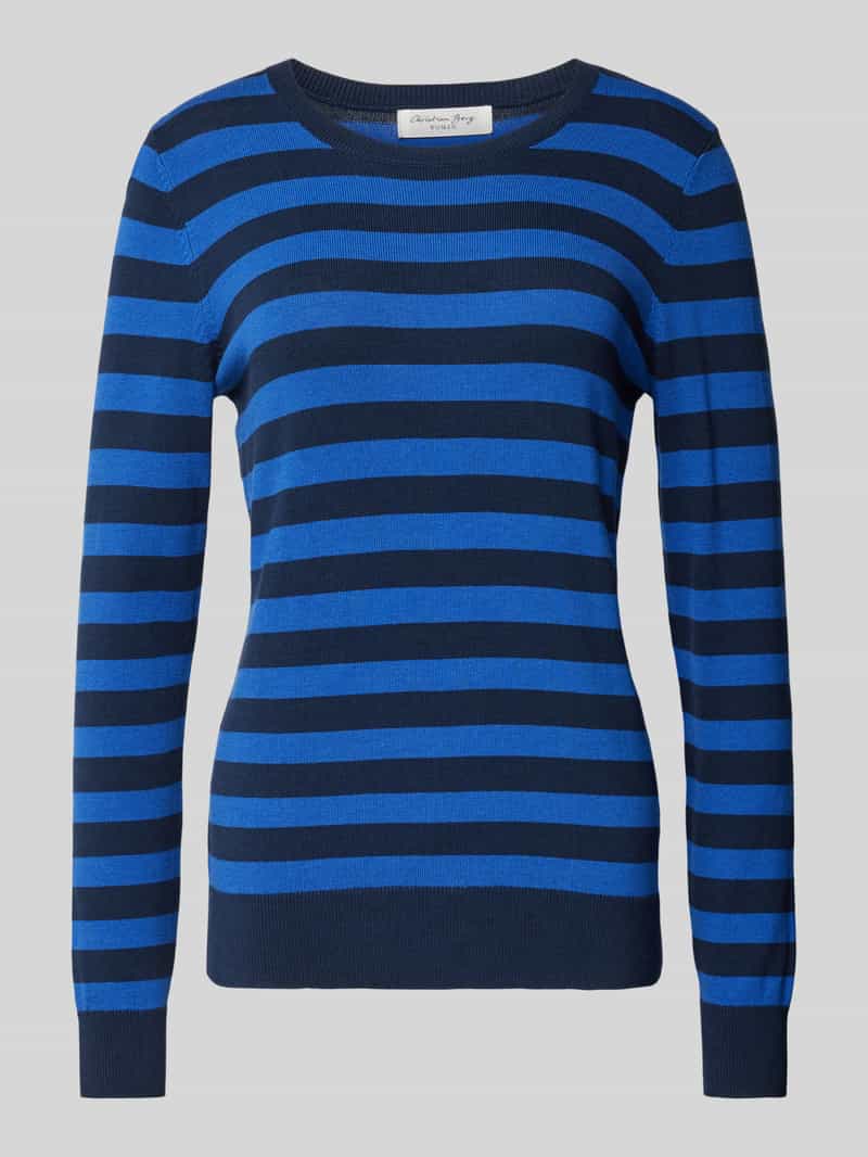 Christian Berg Woman Gebreide pullover met ronde hals