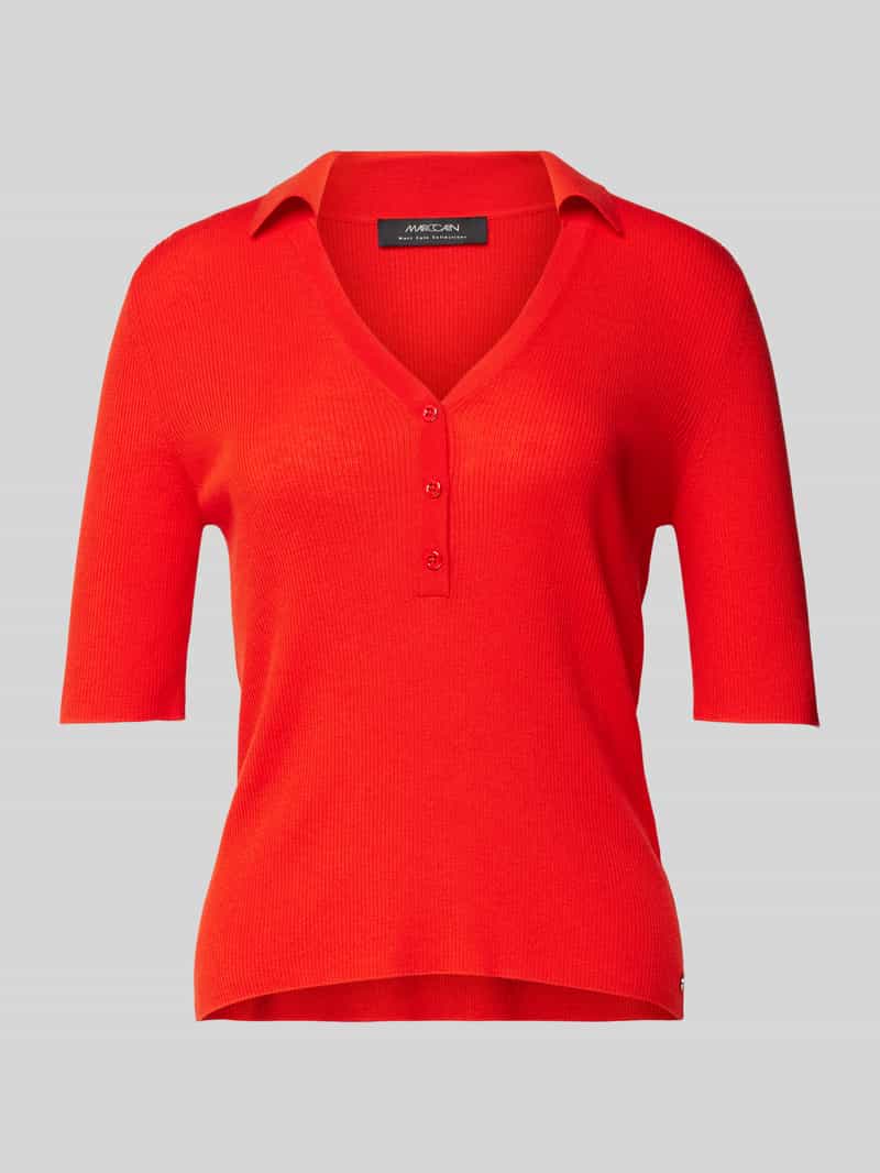 Marc Cain Gebreid shirt met V-hals