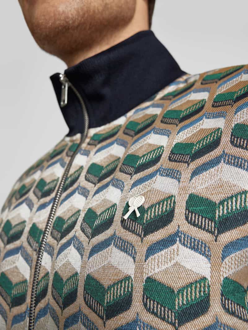 Scotch & Soda Trainingsjack met viscose model 'Jacquard'