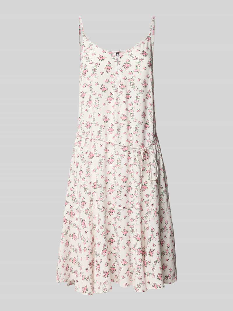 Pieces Getailleerde mini-jurk met tailleband model 'NYA'