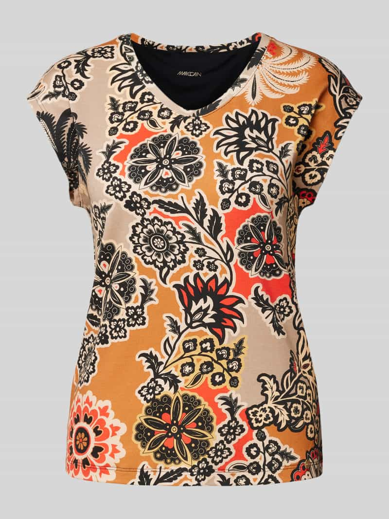 Marc Cain T-shirt met gebloemd motief