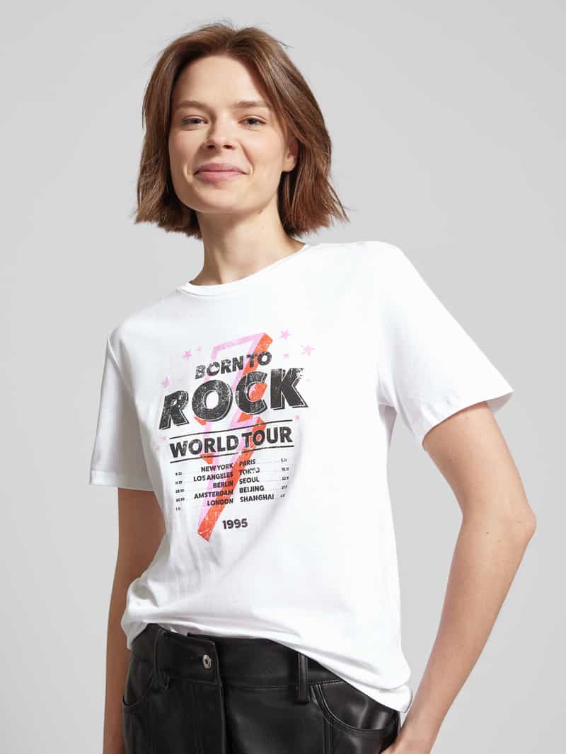 Only T-shirt met motiefprint model 'LUCIA'