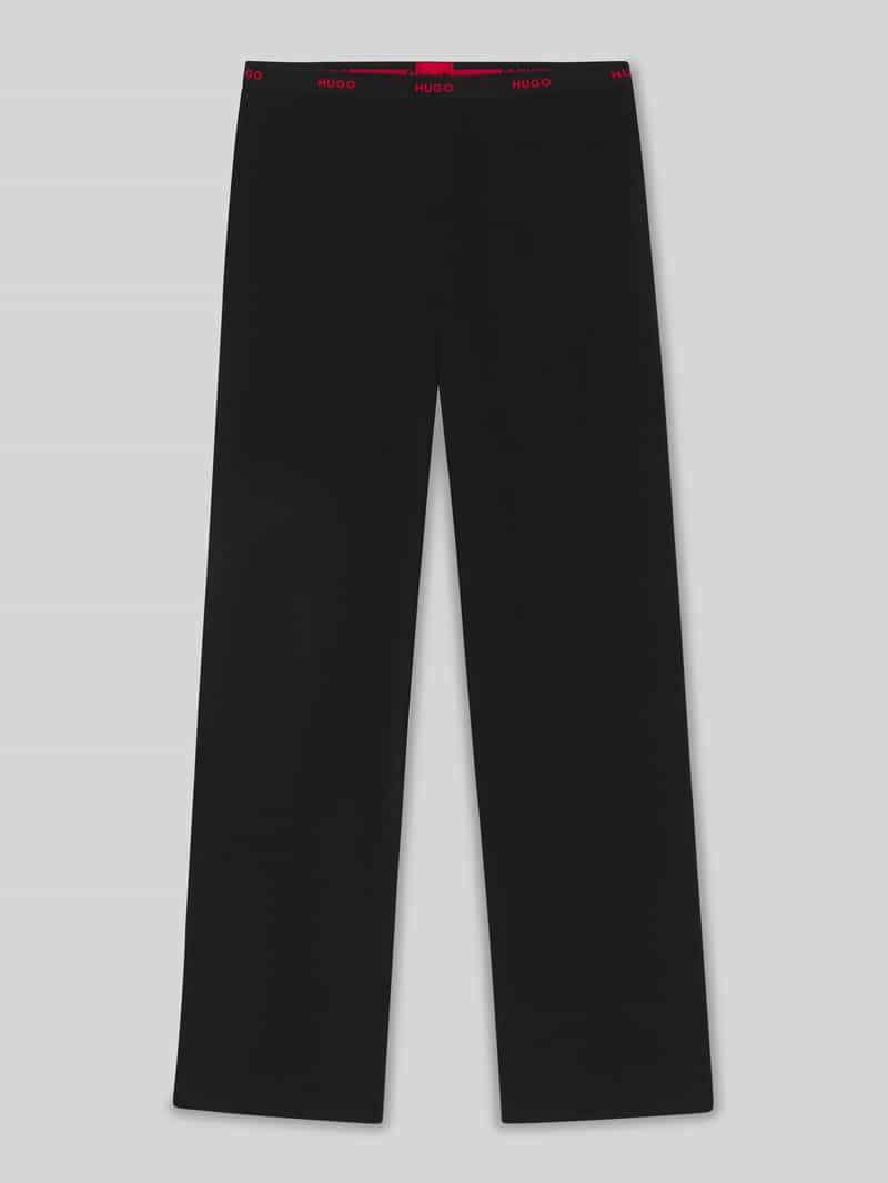 HUGO Regular fit pyjamabroek van een mix van katoenjersey model 'STYLE ID PANTS'